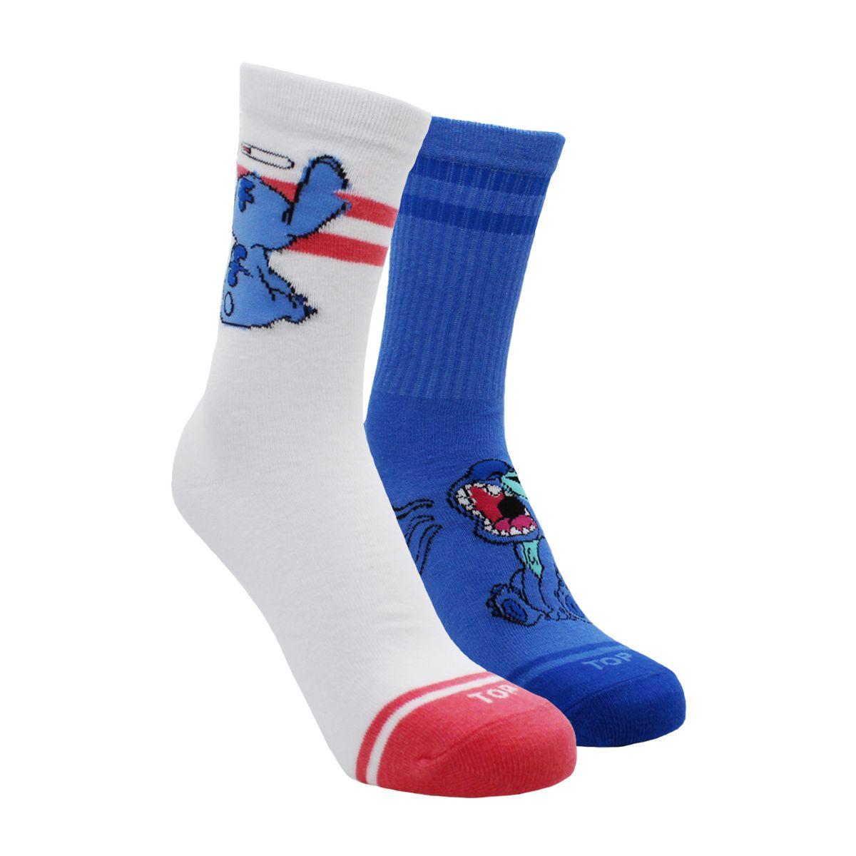 TOP - Calcetines Largos Mujer Algodón Pack 2 Stitch C3 Top