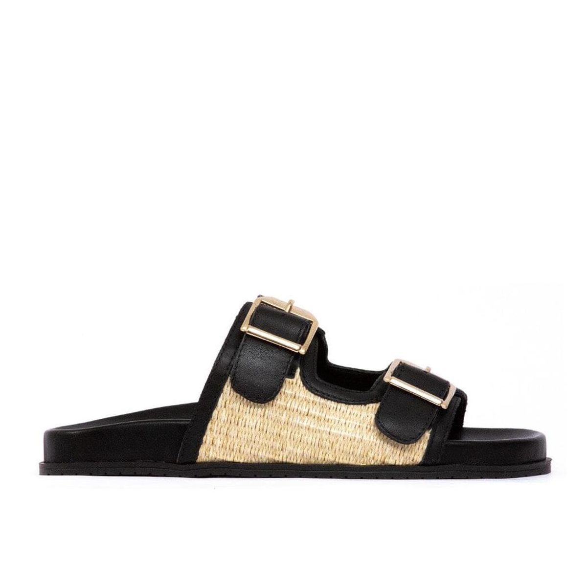 GIANI DAFIRENZE - Sandalia Mujer / Palma Negro Beige