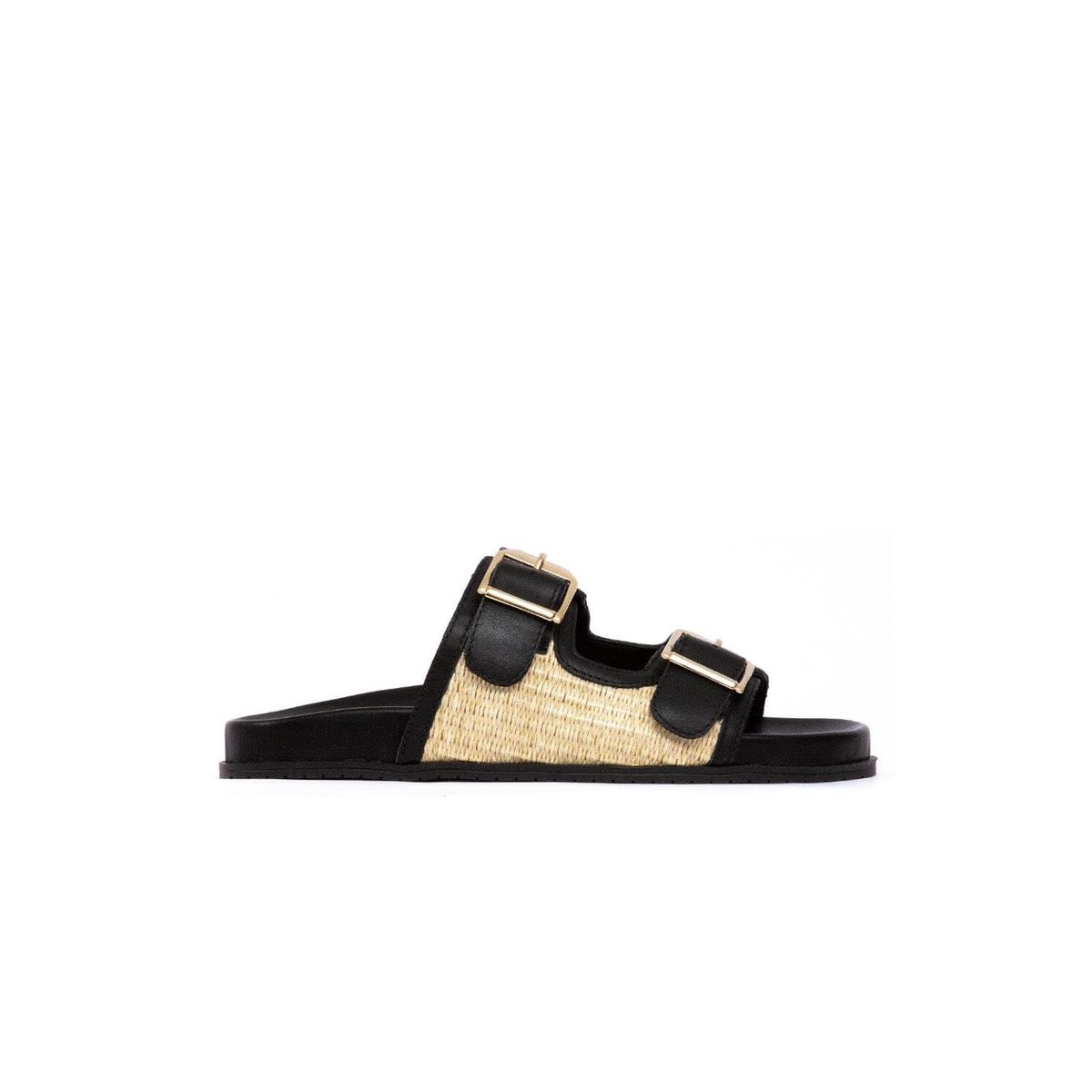 GIANI DAFIRENZE - Sandalia Mujer / Palma Negro Beige