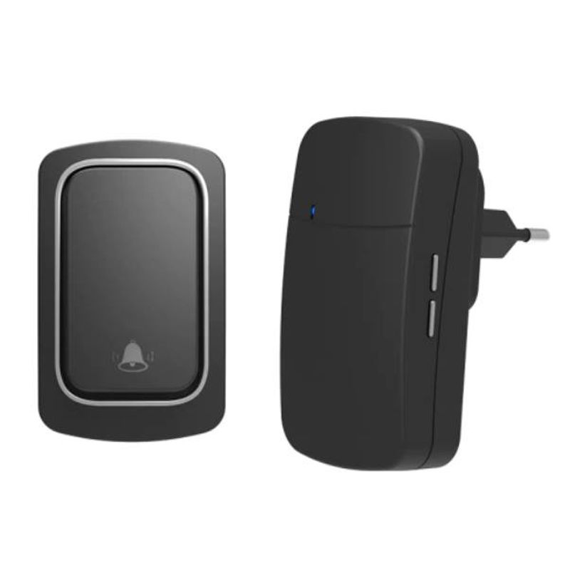 GENERICO - Timbre inalámbrico plug&play auto-energizado no usa bateria