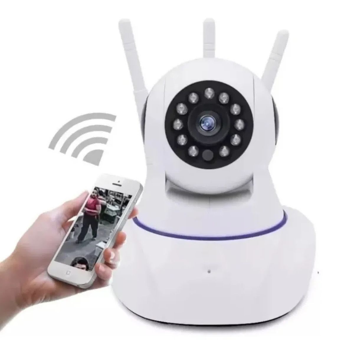 MOVI - CAMARA SEGURIDAD IP WIFI HD MOTORIZADA VISION NOCTURNA 360º