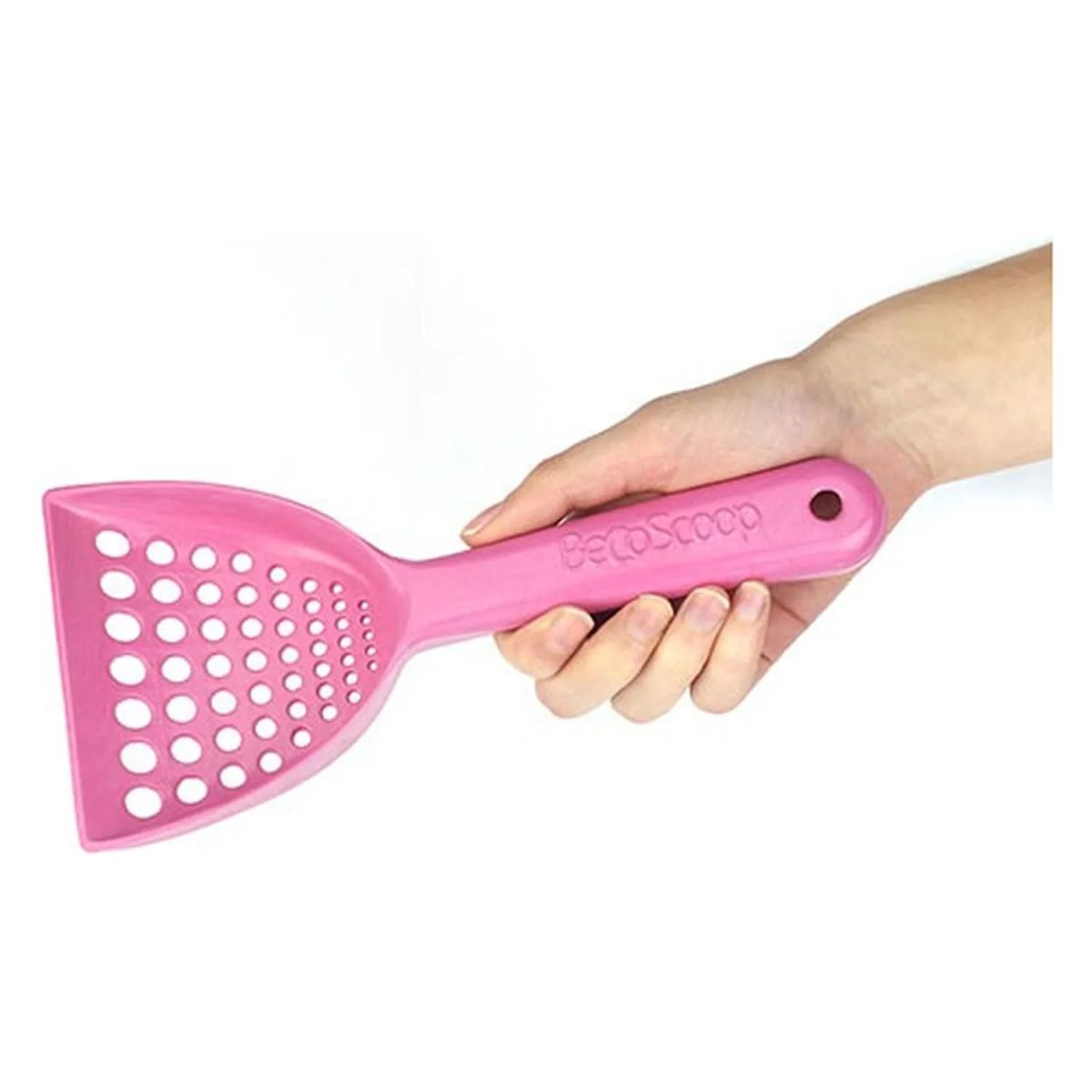 BECO PETS - Pala Beco Scoop Para Arena Sanitaria Mascotas Perros Y Gatos - Rosa
