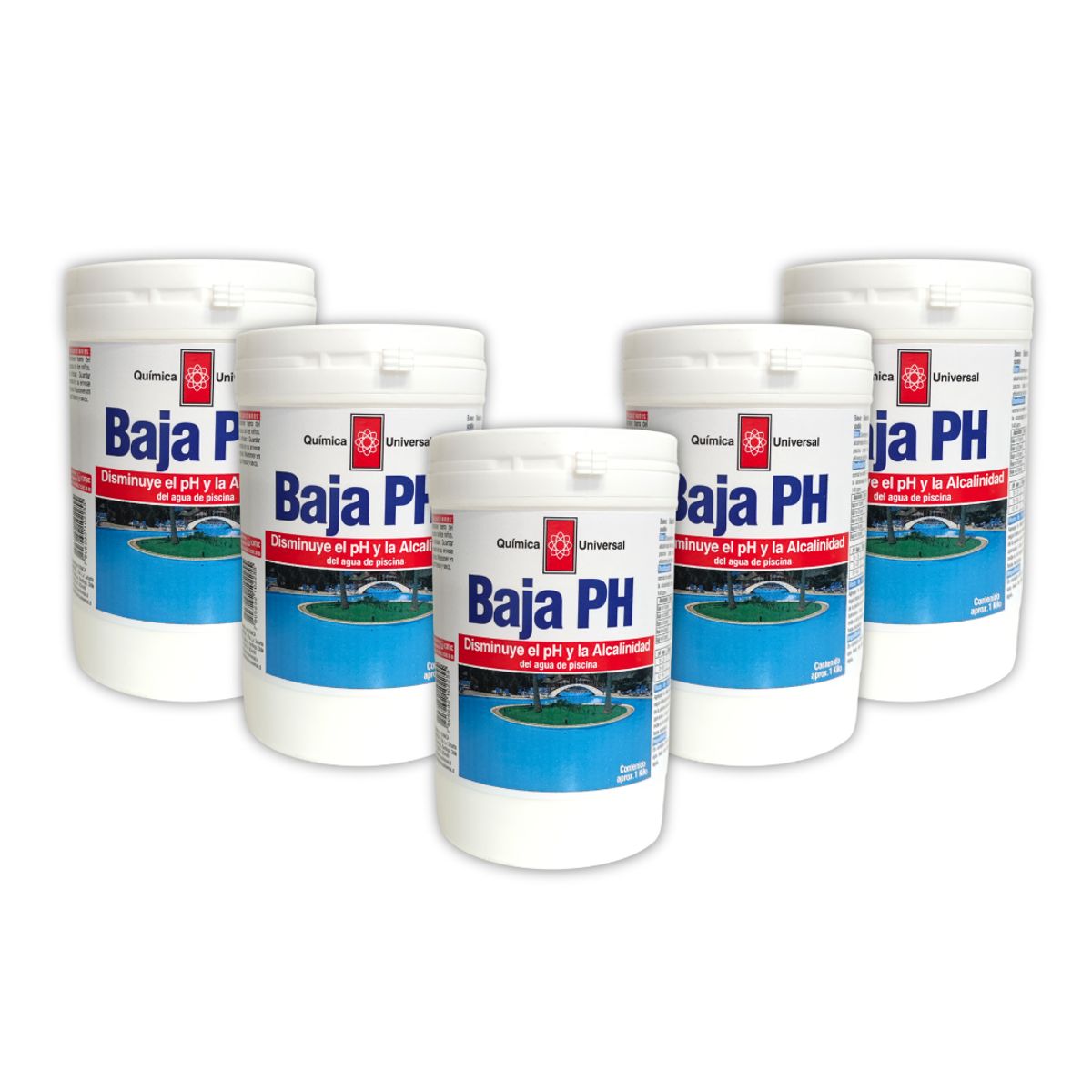 QUIMICA UNIVERSAL - Baja pH Para Piscinas Granulado 5 Kg Quimica Universal