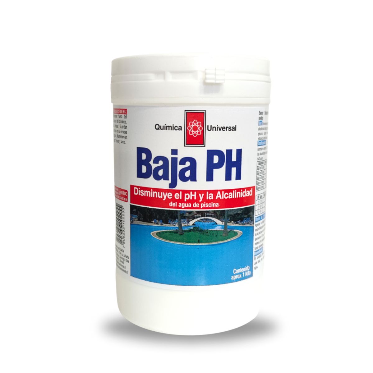 QUIMICA UNIVERSAL - Baja pH Para Piscinas Granulado 5 Kg Quimica Universal