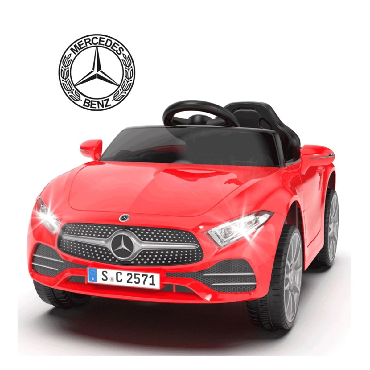 KIDSCOOL - Auto A Bateria Mercedez Benz Cls350 Rojo 12V