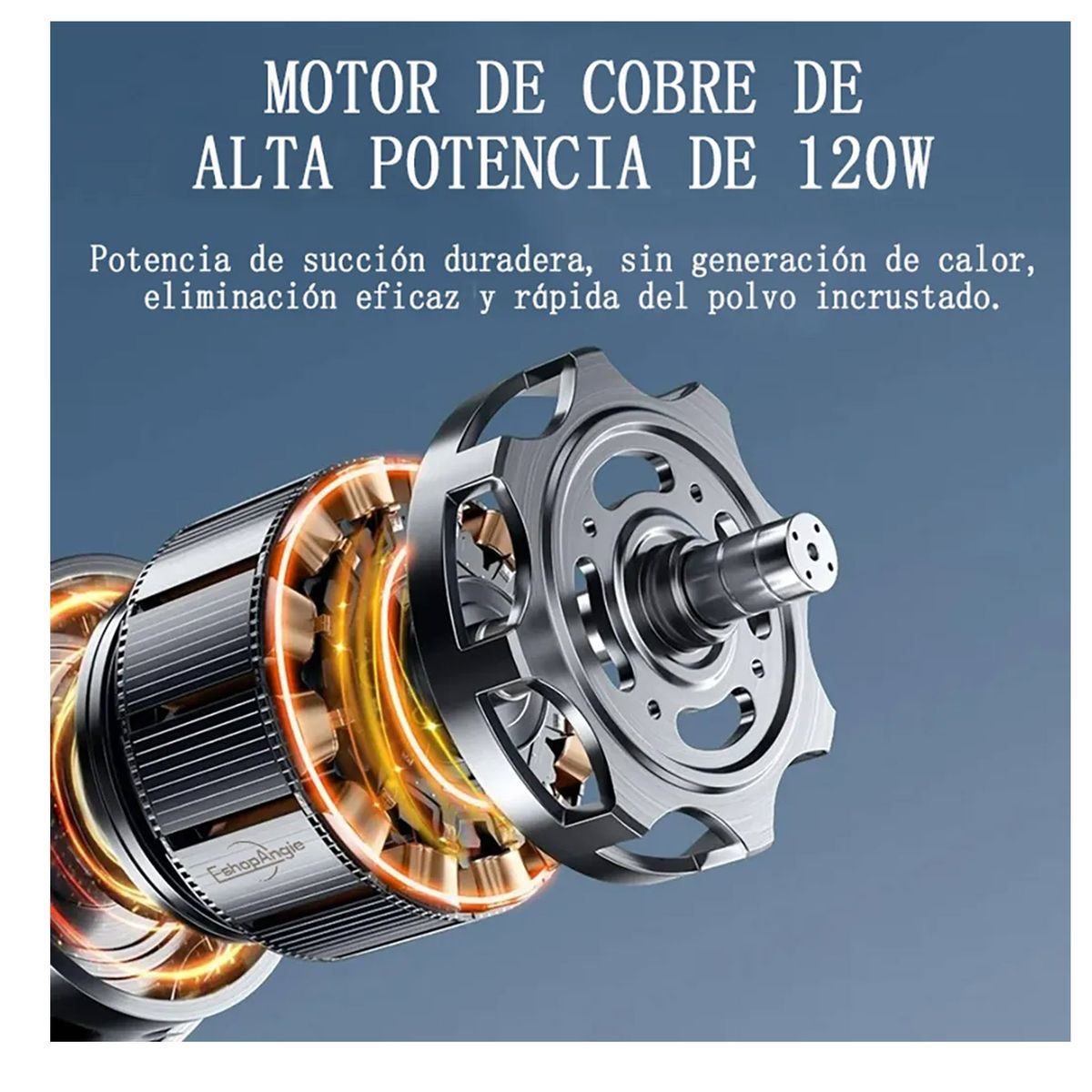 ESHOPANGIE - Aspiradora De Mano Portátil 12v Para Auto Casa Recargable