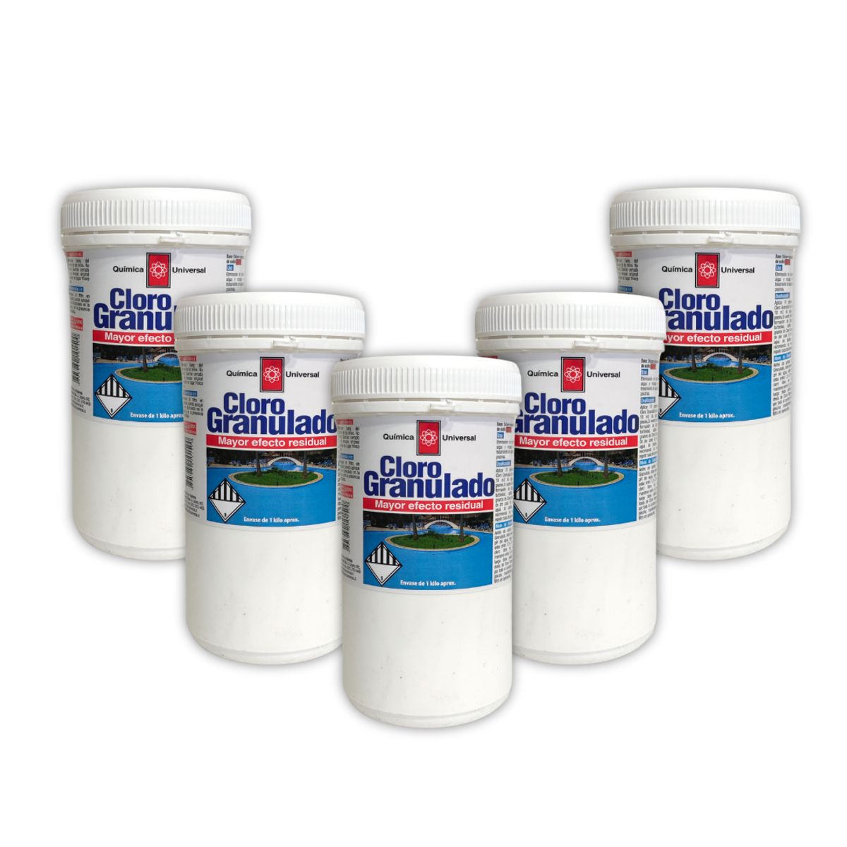 QUIMICA UNIVERSAL - Cloro Granulado De Piscina 5 Kg Química Universal