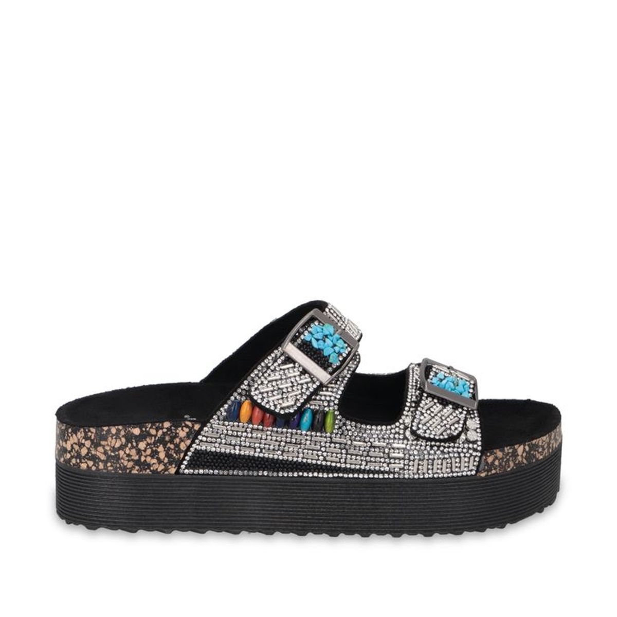 GOTTA - Sandalia Plataforma Negra Mujer 65952