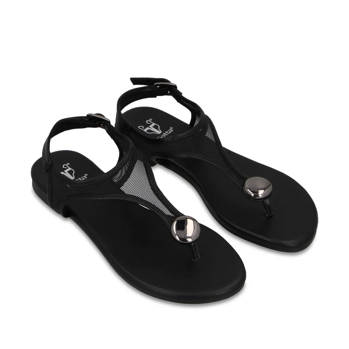 GOTTA - Sandalia Negra Mujer 64122