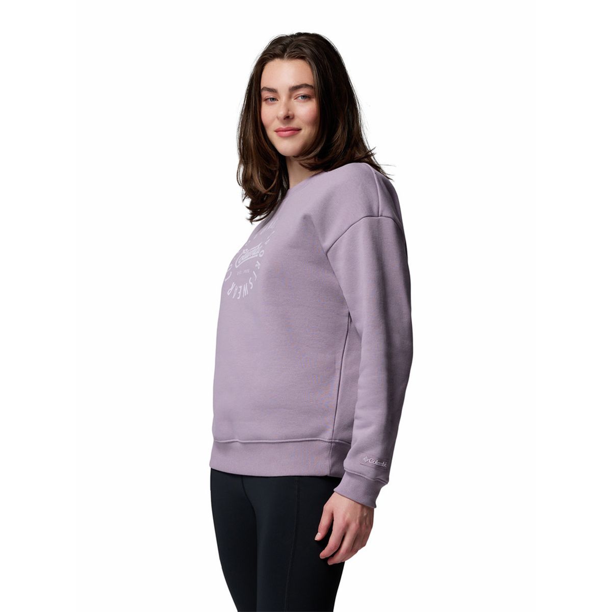 COLUMBIA - Poleron Mujer Meridian Creek Crew Morado COLUMBIA