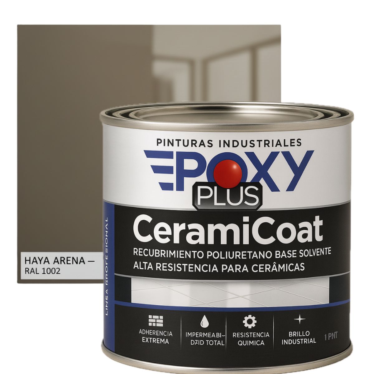 EPOXY - PINTURA PISOS CERÁMICOS - 1-2 GALÓN HAYA ARENA