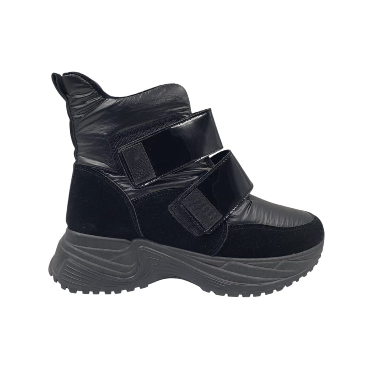 HERIEL - Bota Corta Negra Impermeable Mujer