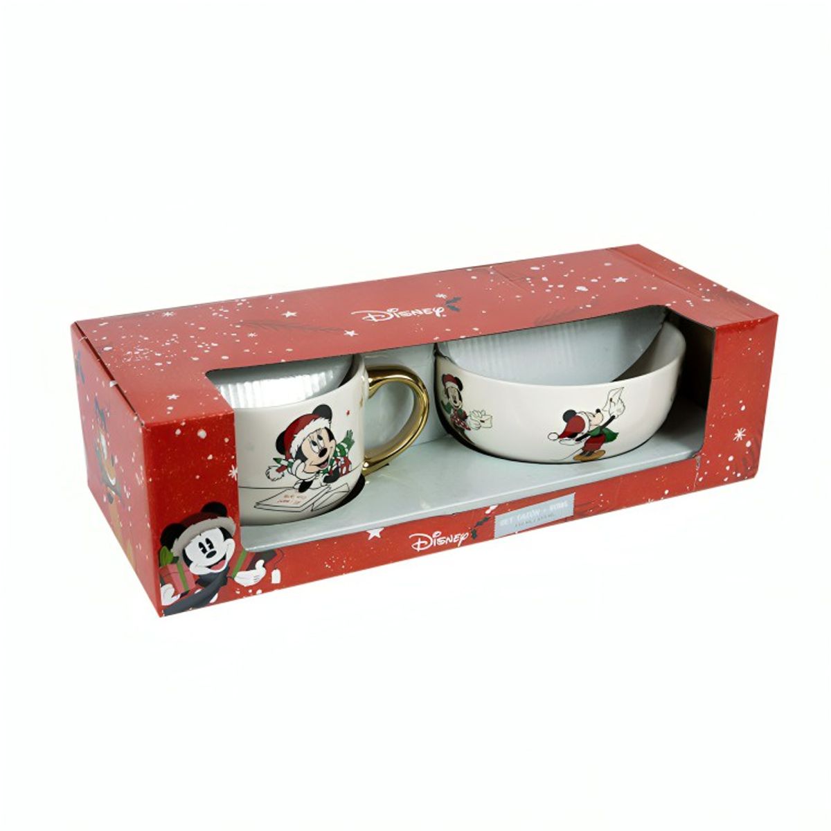 DISNEY - SET TAZÓN 520 ML + BOWL 650ML NAVIDAD DISNEY CLASSIC