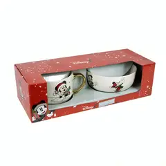 DISNEY - SET TAZÓN 520 ML + BOWL 650ML NAVIDAD CLASSIC