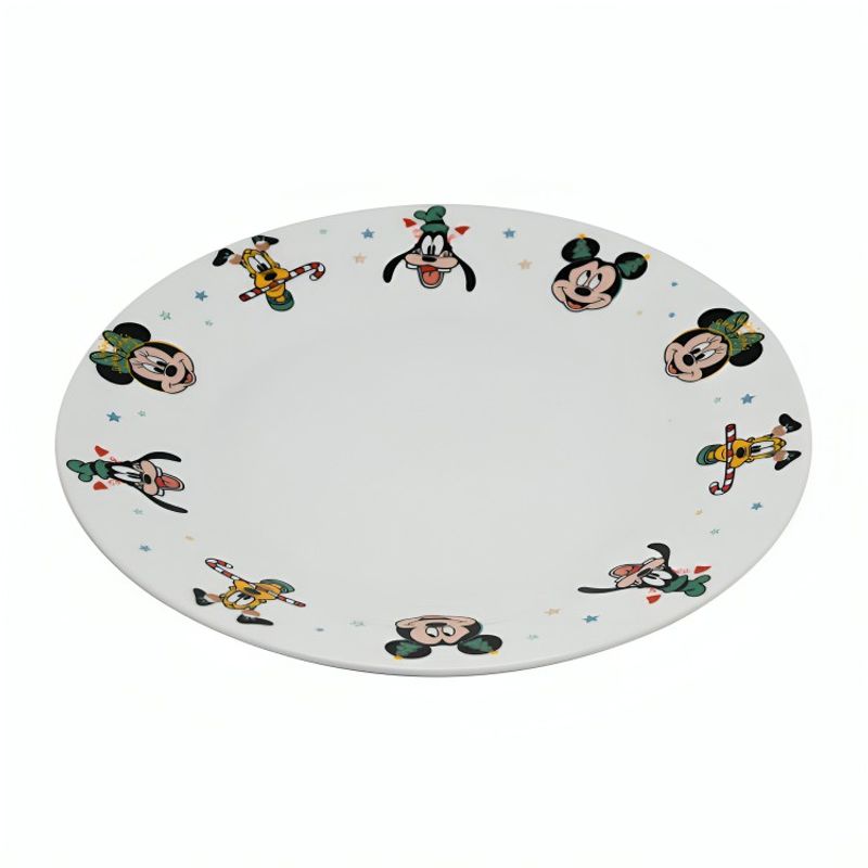 DISNEY - SET 4 PLATO CERÁMICA 19 CM NAVIDAD DISNEY CLASSIC