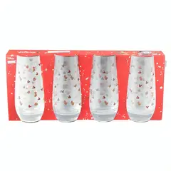 DISNEY - SET 4 VASOS 550ML NAVIDAD CLASSIC