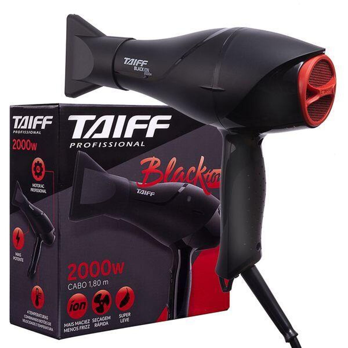 TAIFF - SECADOR BLACK ION 2000W TAIFF