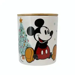 DISNEY - CONTAINER CERÁMICA 900 ML NAVIDAD CLASSIC