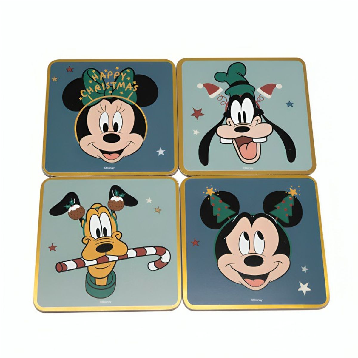 DISNEY - SET 4 POSAVASOS NAVIDAD 2025