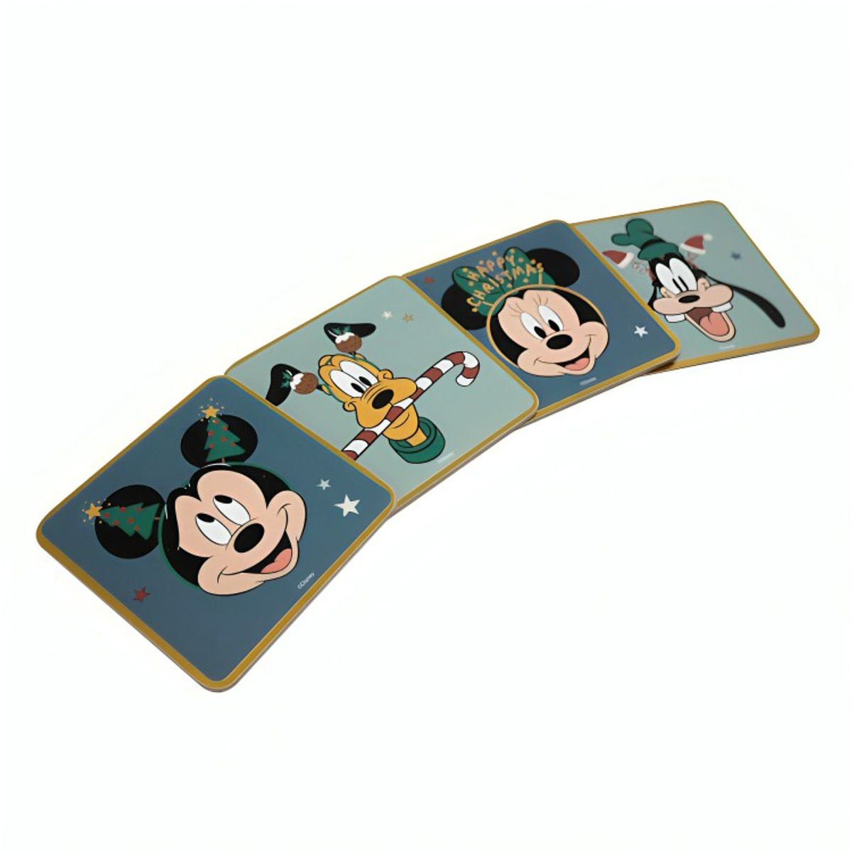 DISNEY - SET 4 POSAVASOS NAVIDAD 2025