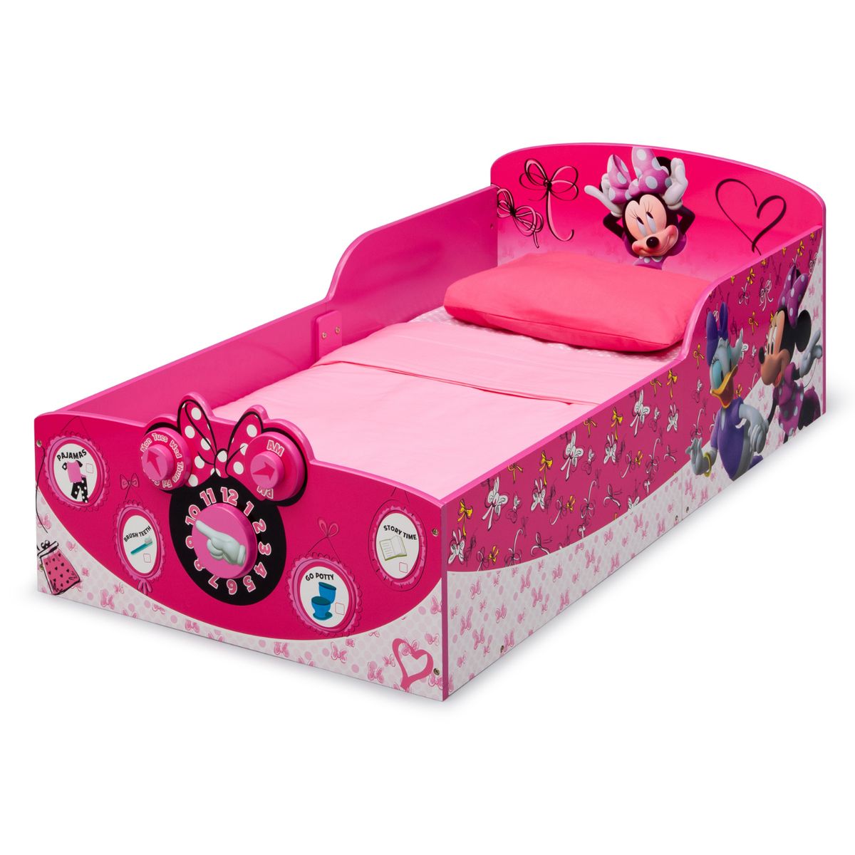 DELTA CHILDREN - Cama transición madera Minnie Mouse Disney sin colchón