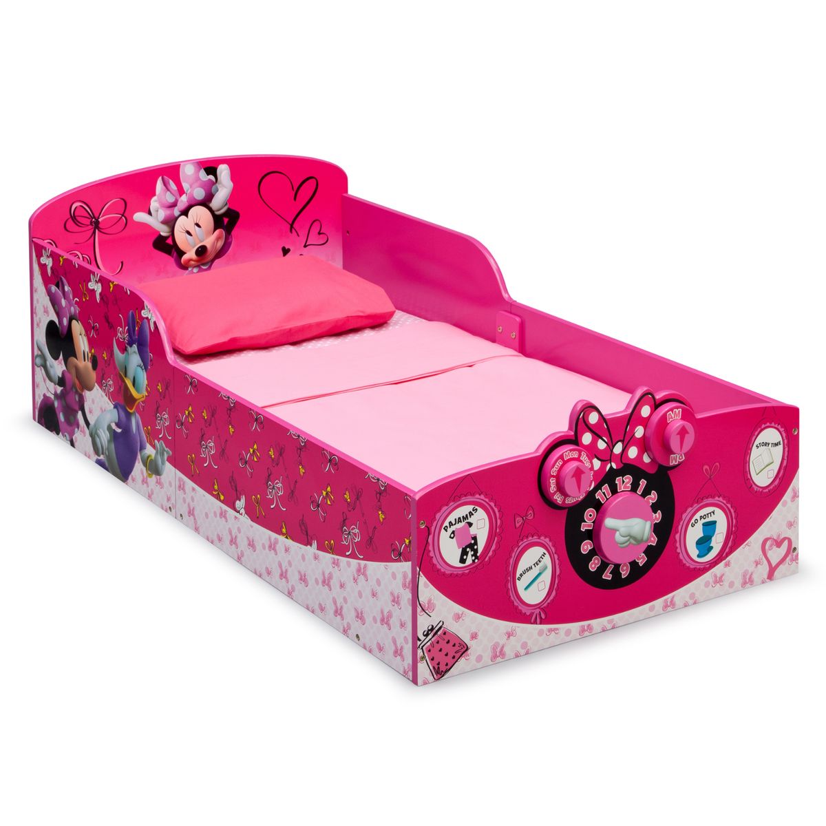 DELTA CHILDREN - Cama transición madera Minnie Mouse Disney sin colchón
