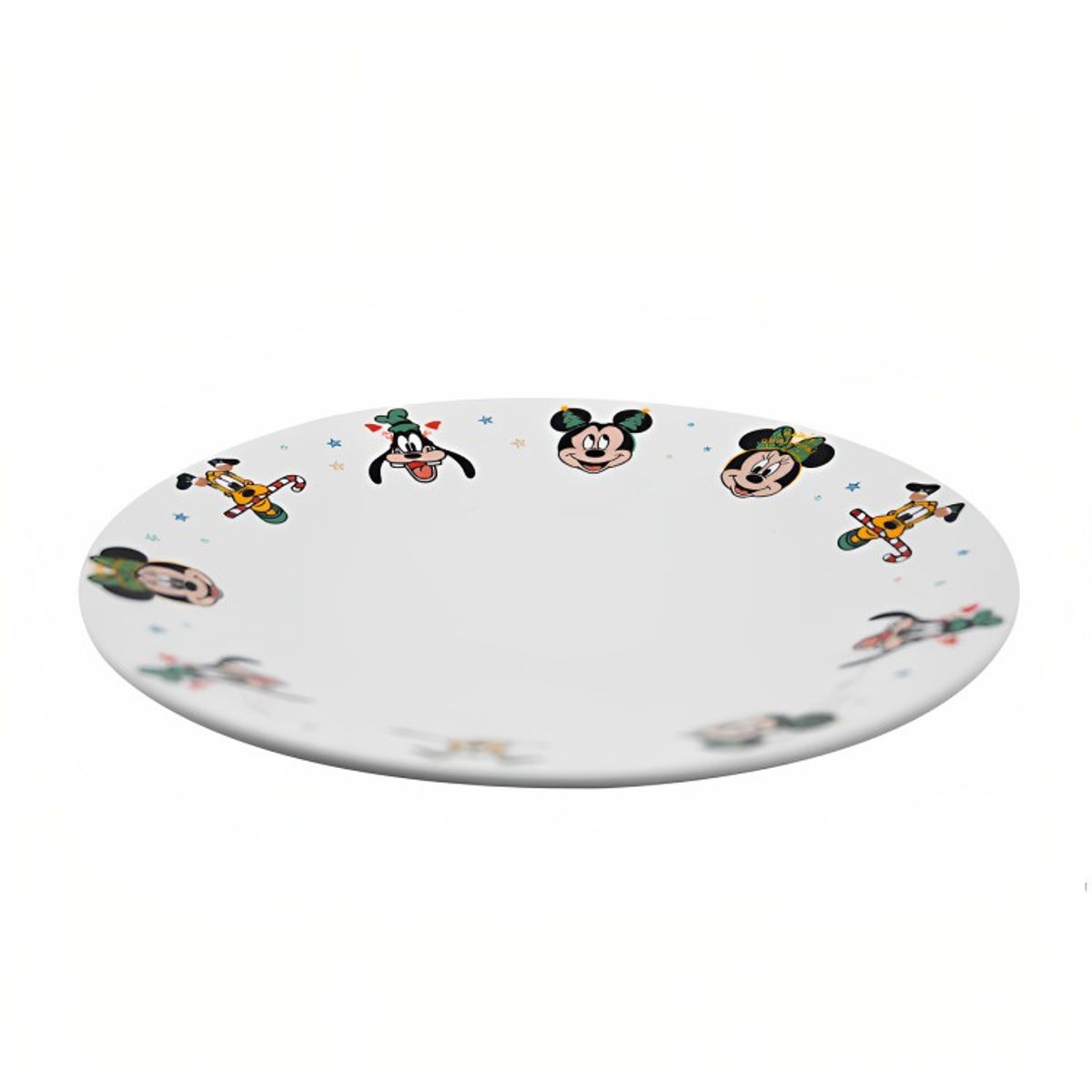 DISNEY - SET 4 PLATO CERÁMICA 19 CM NAVIDAD DISNEY CLASSIC