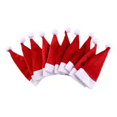 GENERICO - Mini Sombreros Navideños Decorativo Para Cubiertos X10