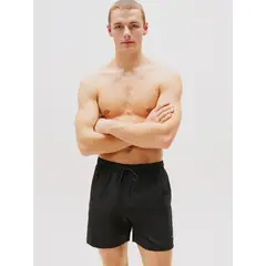 TOMMY HILFIGER - Traje De Baño Essential De Medio Largo Negro
