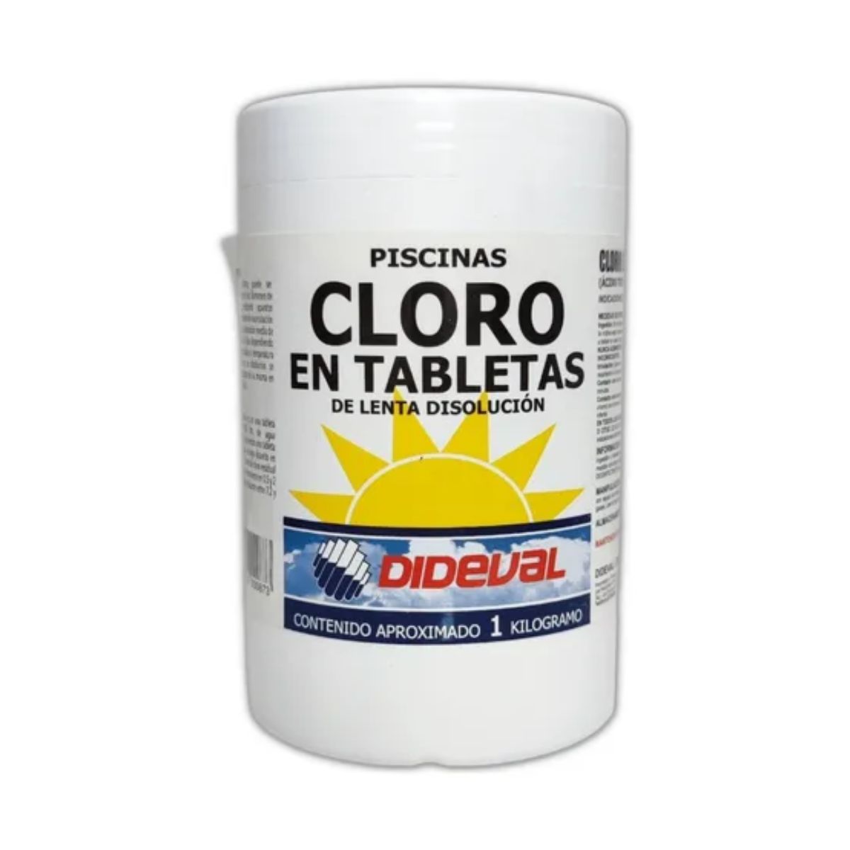 DIDEVAL - Cloro En Tableta Para Piscinas 1 Kg Dideval