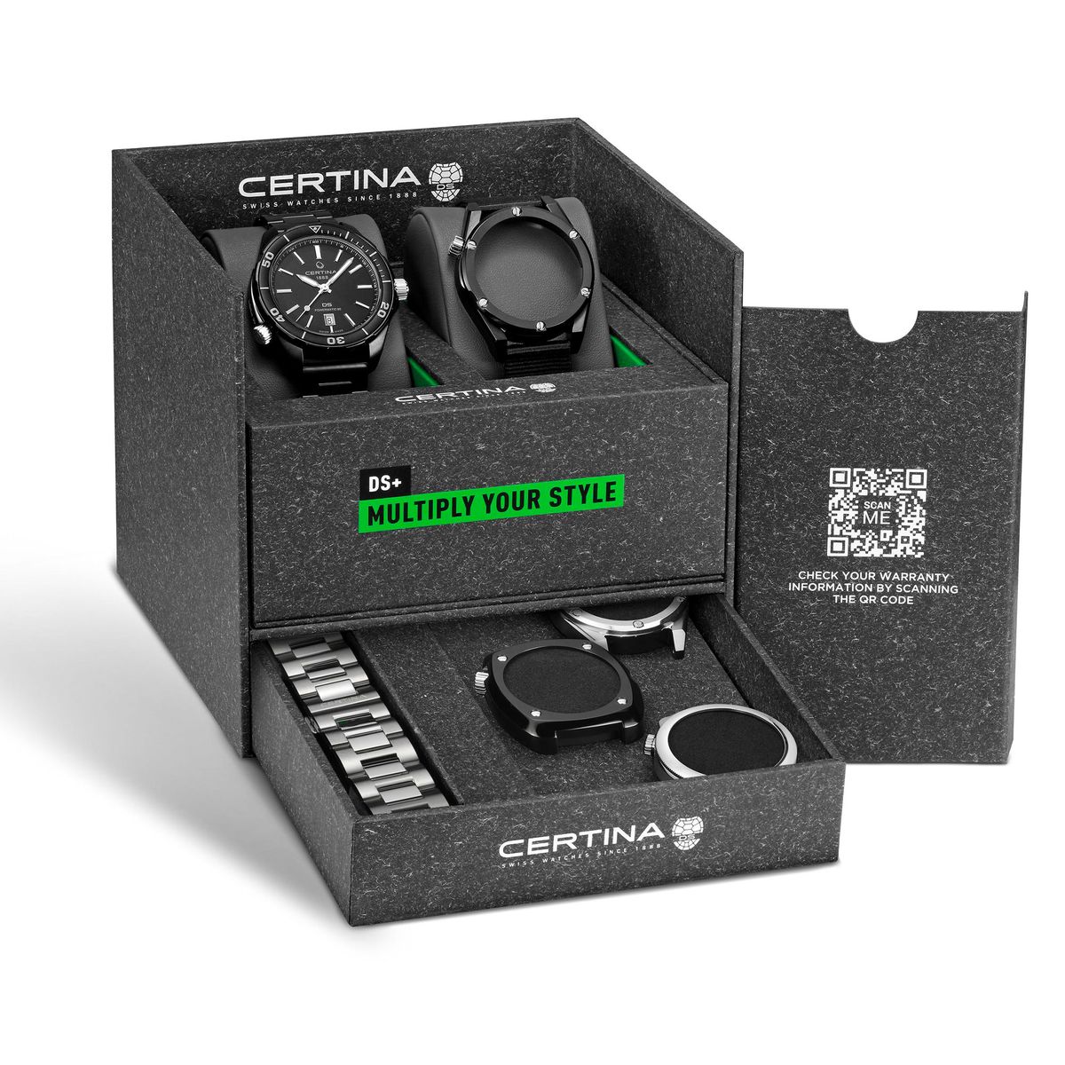 CERTINA - Reloj Certina DS+ Kit Black Edition