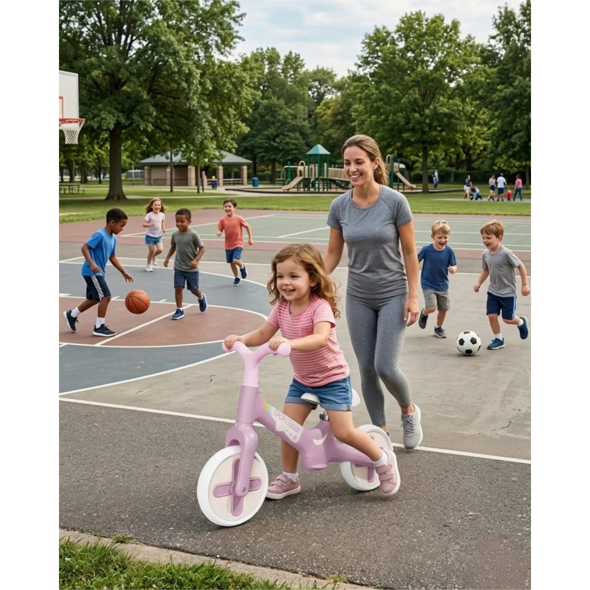 GENERICO - Bicicleta de Entrenamiento para Niños, Sin Pedales, Ajustable K1