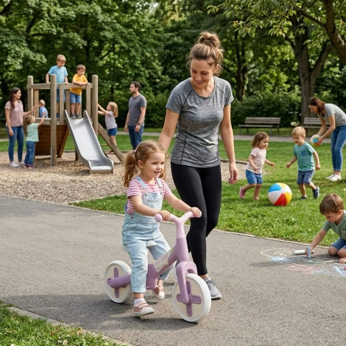 GENERICO - Bicicleta de Entrenamiento para Niños, Sin Pedales, Ajustable K1