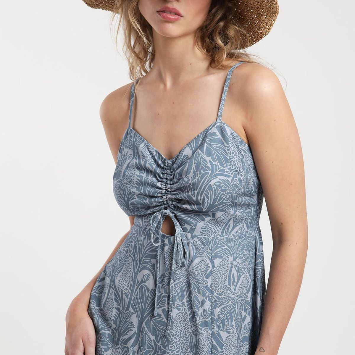 KAYA UNITE - Vestido Largo Nalka Azul