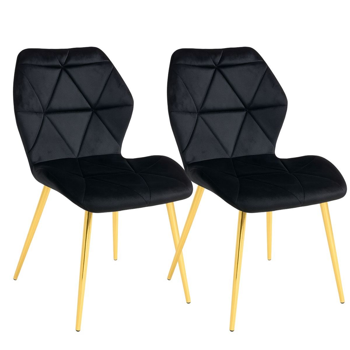 HABITA2 CHILE - Pack 2 Silla de comedor aviador gold