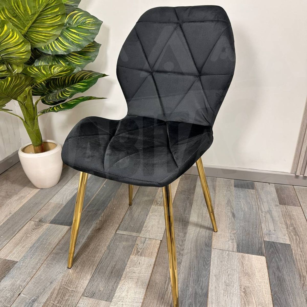 HABITA2 CHILE - Pack 2 Silla de comedor aviador gold