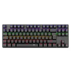 T-DAGGER - Teclado Bora Rainbow Lite T-TGK313-LIT Negro
