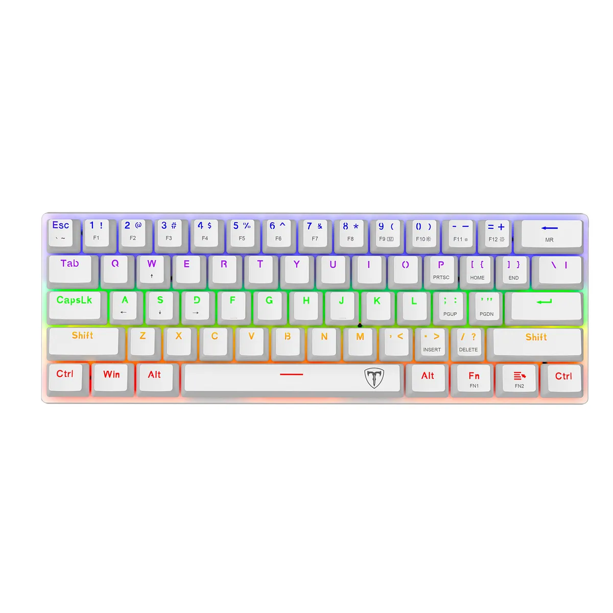 T-DAGGER - Teclado T-Dagger Arena Lite T-TGK321W-LIT Blanco