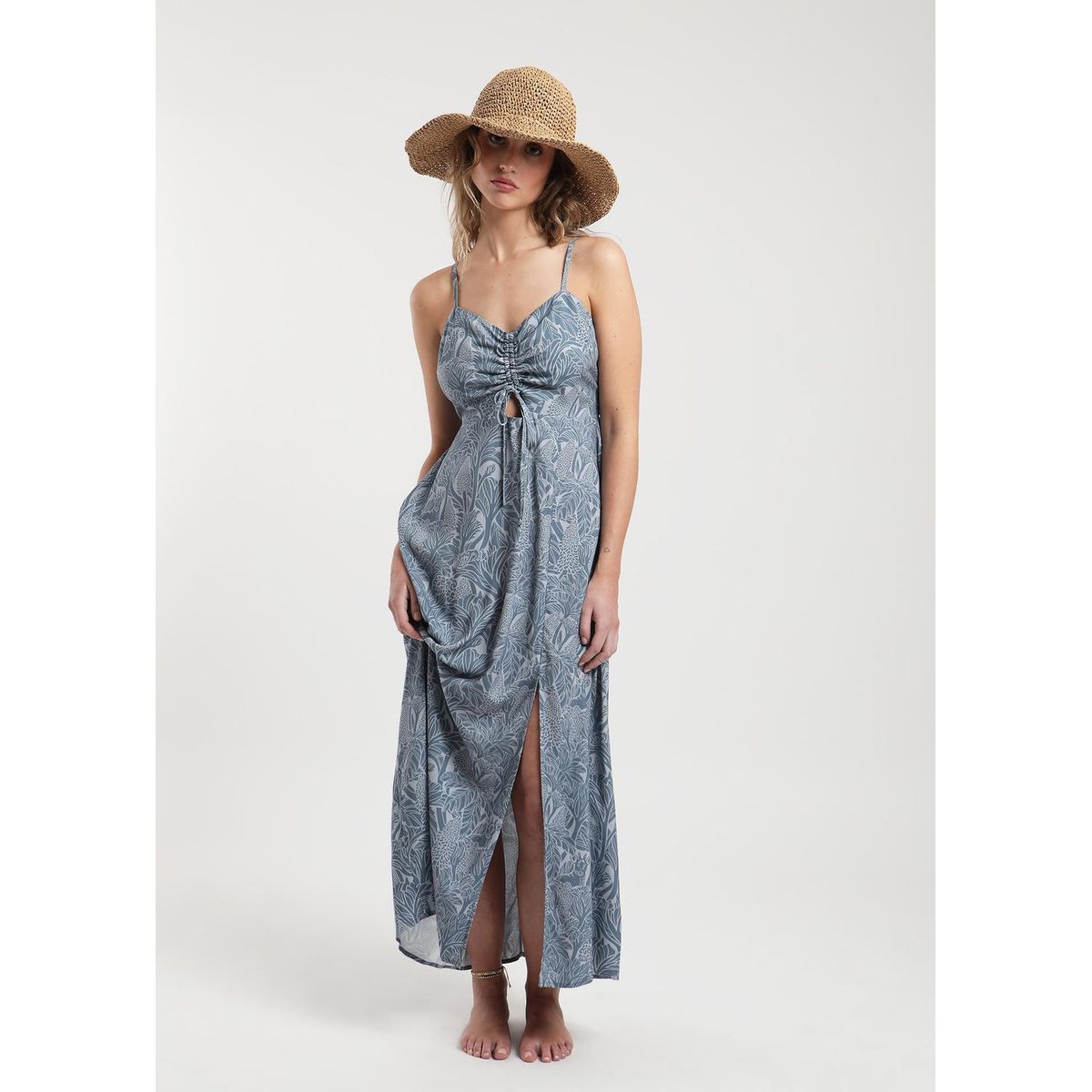 KAYA UNITE - Vestido Largo Nalka Azul