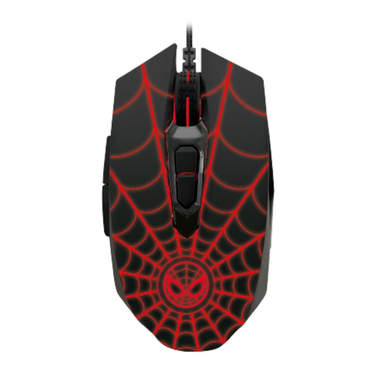 XTECH - Mouse Gamer Spider-Man Miles Morales 7 Botones