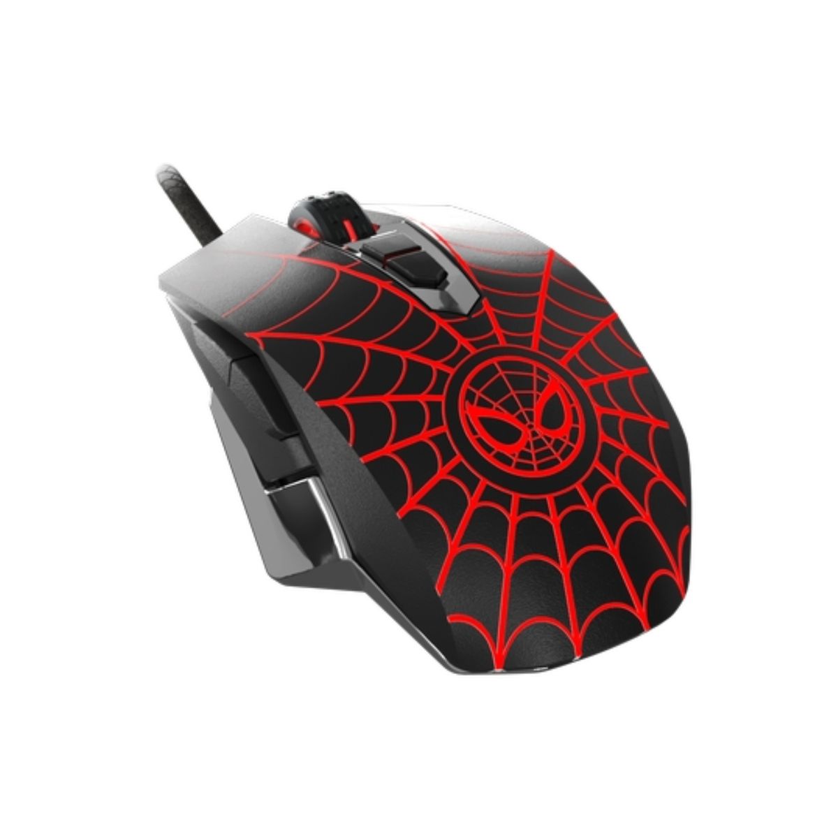 XTECH - Mouse Gamer Spider-Man Miles Morales 7 Botones