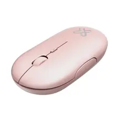KLIP XTREME - Mouse Inalámbrico SlimSurfer 4 Botones Ultra Portátil Rosa
