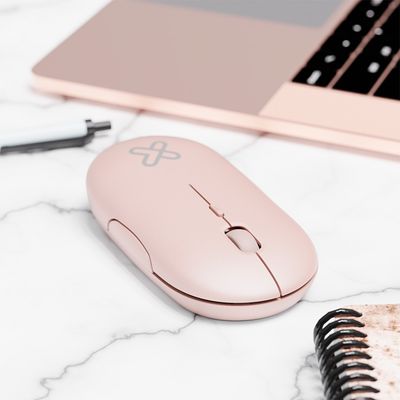 Imagen 2 del producto Mouse Inalámbrico SlimSurfer 4 Botones Ultra Portátil Rosa