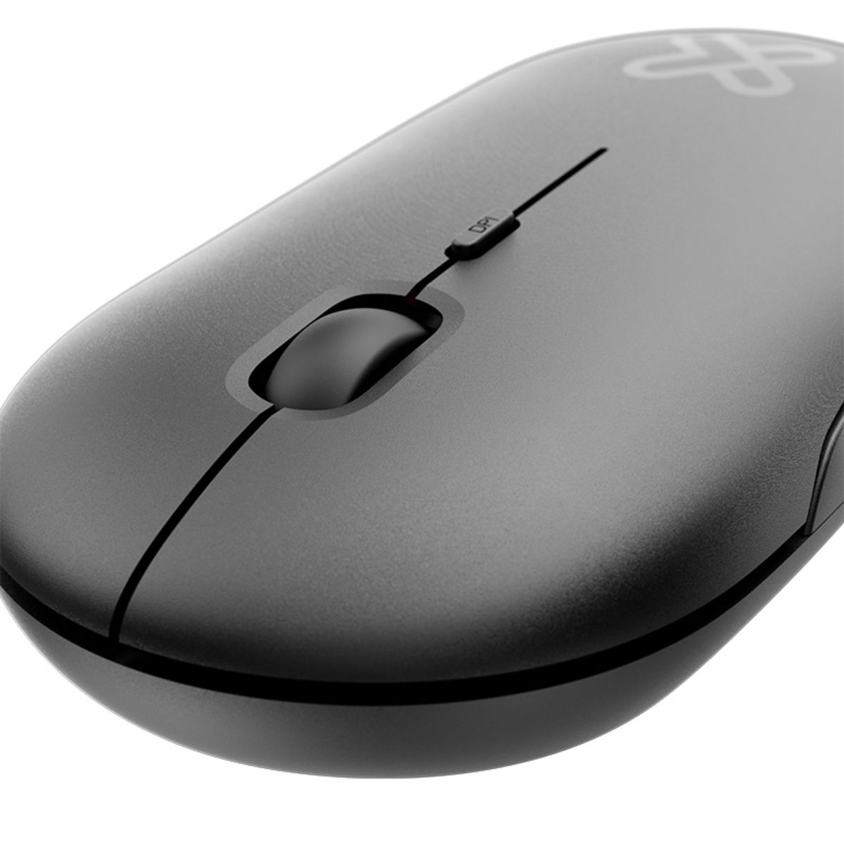 KLIP XTREME - Mouse Inalámbrico SlimSurfer 4 Botones Ultra Portátil Negro