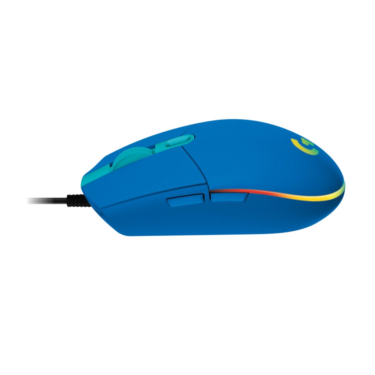 LOGITECH - Mouse Gamer Logitech G203 LIGHTSYNC con Cable Azul