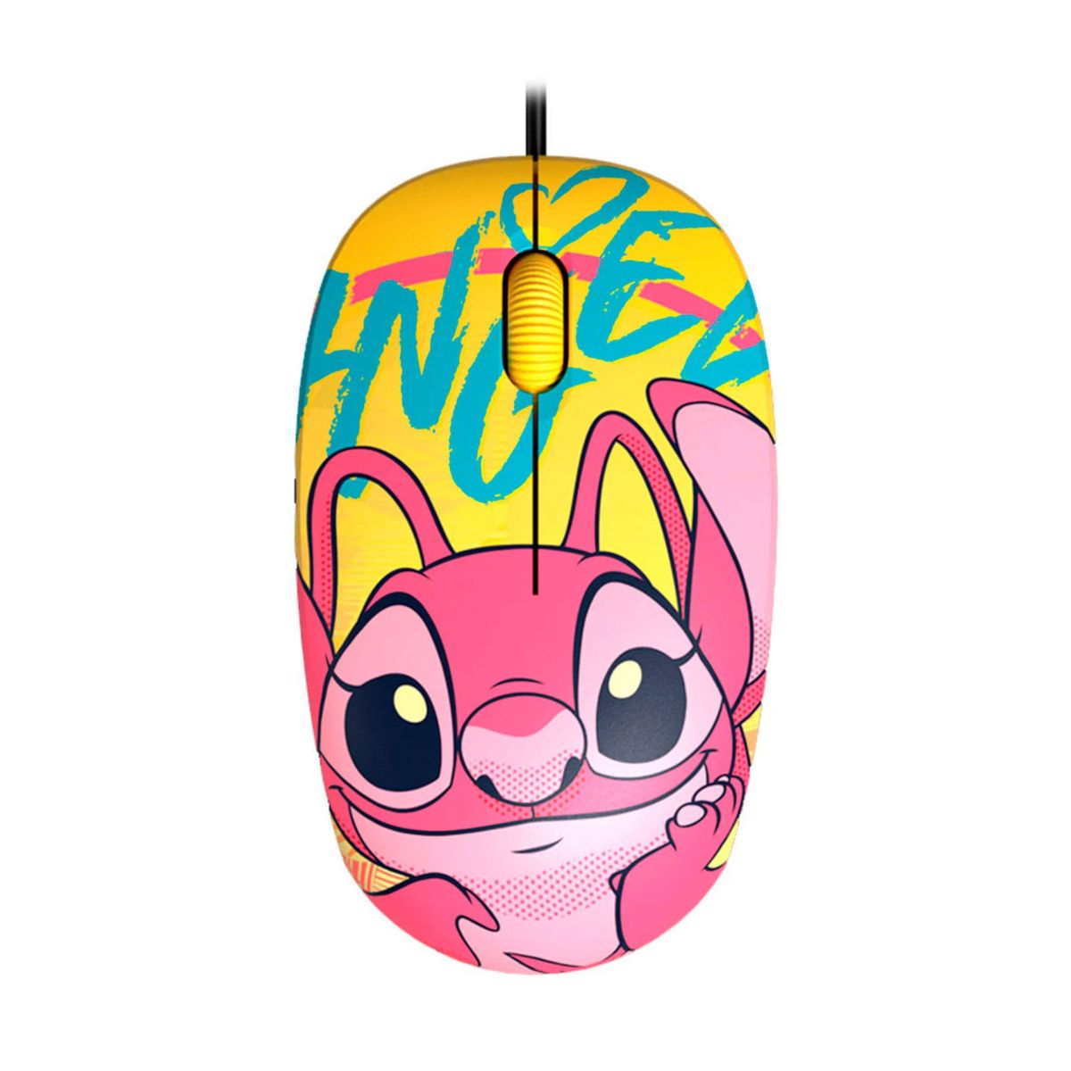 XTECH - Mouse con Cable Edición Stitch Amarillo
