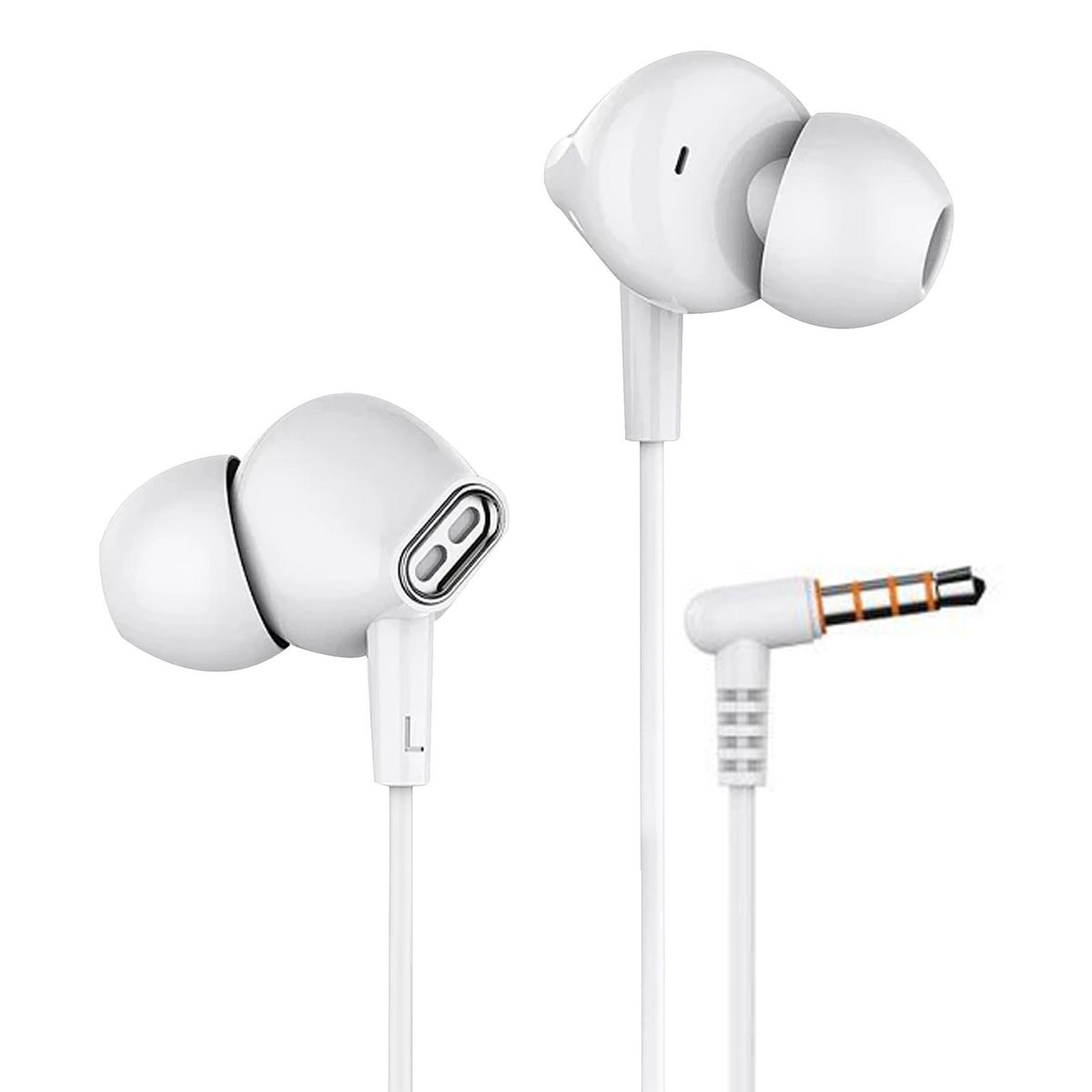 CELEBRITE - Audifonos Manos Libres Conexión 35mm Celebrat G21 Blanco