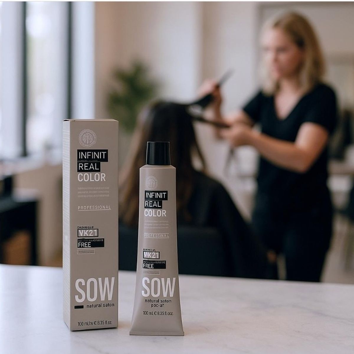 WELLA - Tinte Sow Vk21 Infinit Real Color 8.66 Rubio Claro Rojo Intenso 100ml