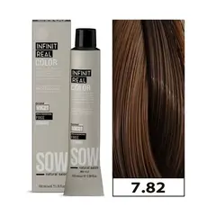 WELLA - Tinte Sow Vk21 Infinit Real Color 7.82 Rubio Marron Iridescente 100ml