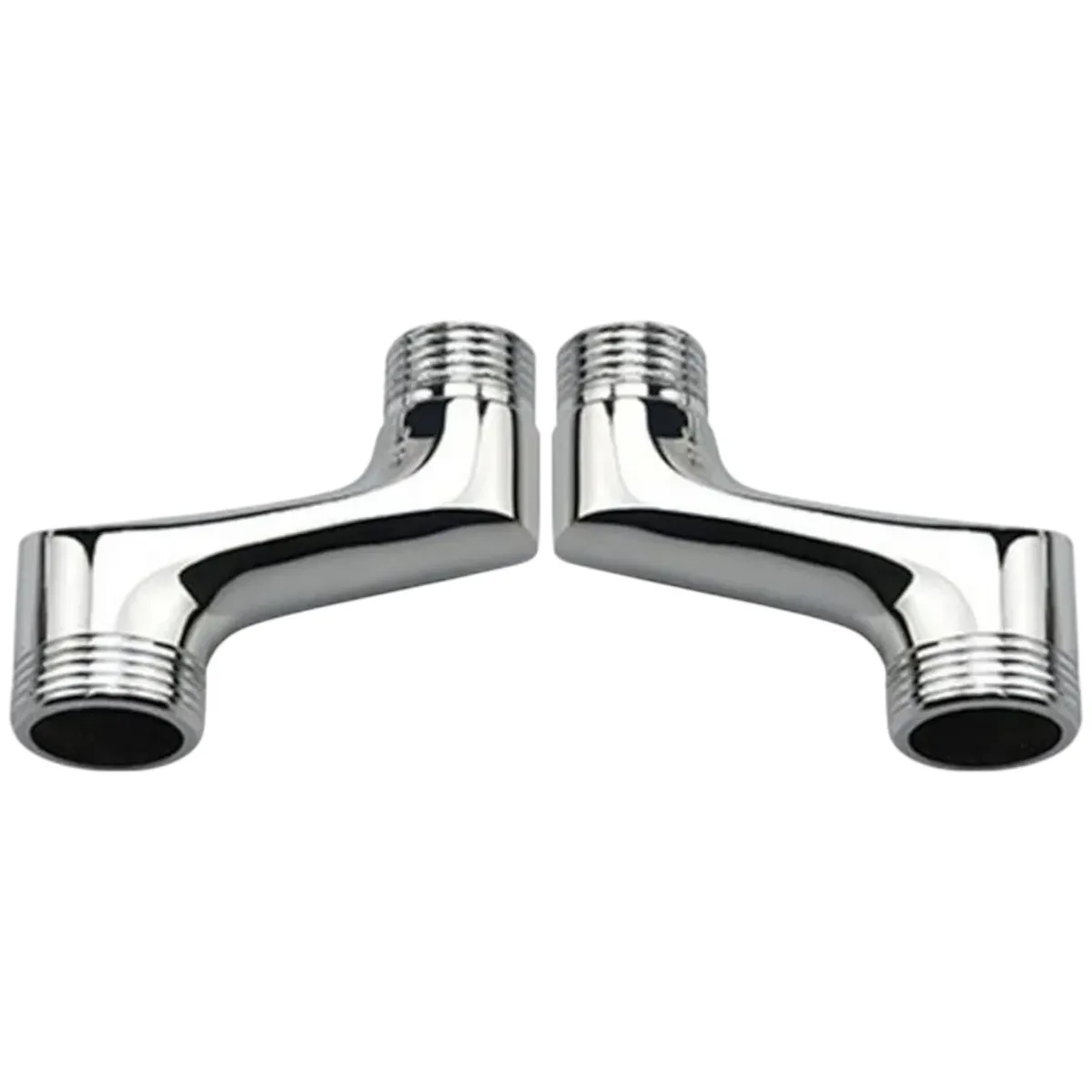 TYKON - Excentricos Acero inoxidable Cromados a la Vista Fitting Monomando Ducha Tina